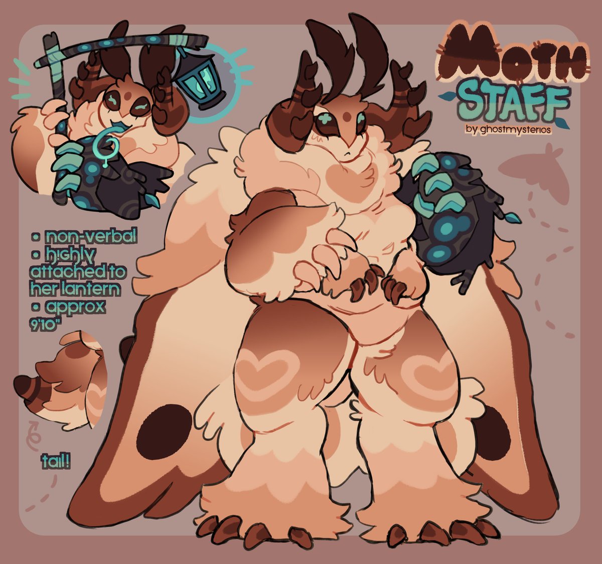 i like her a little bit… mothstaff…. #phightingart