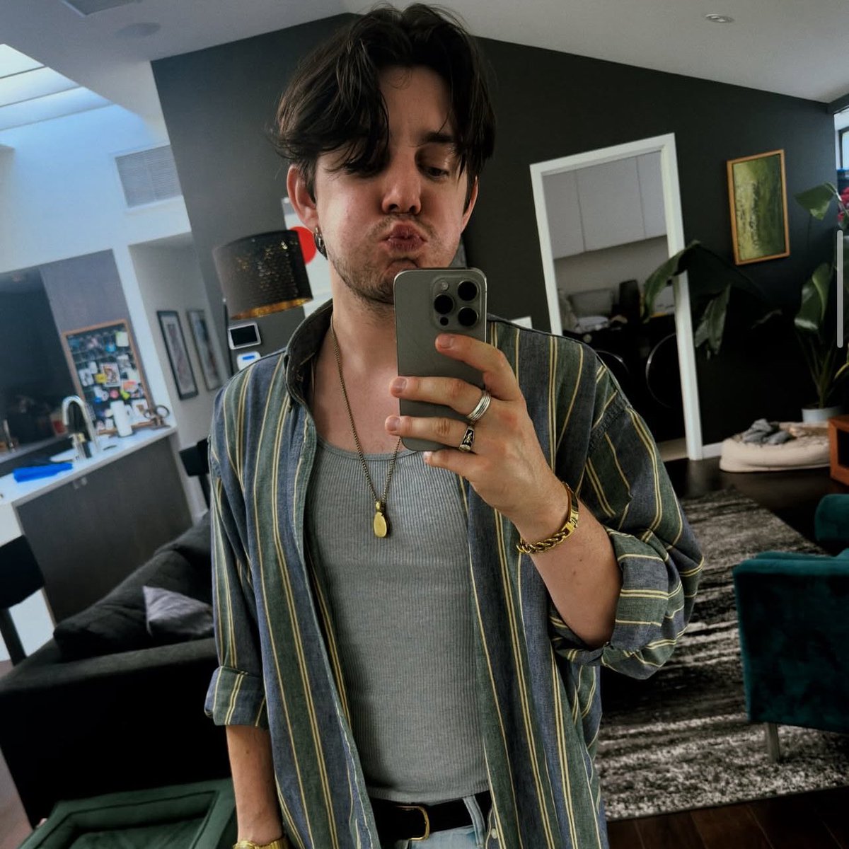 Said, “Sabrina, don’t you know Ethan?”
And I was like Huh When did you get hot? All the sudden