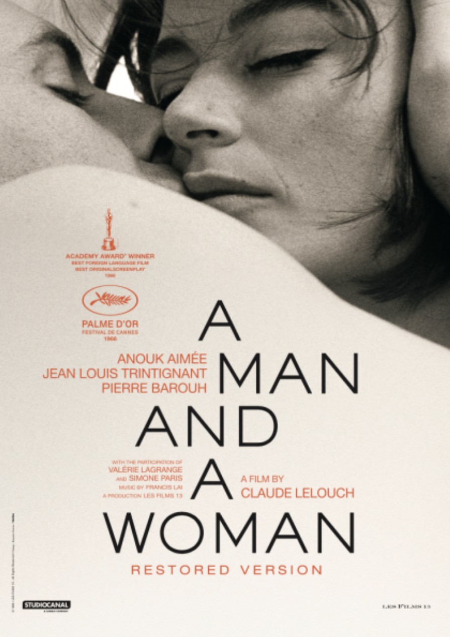 [超希少] 映画「男と女」ポスター　クロード・ルルーシュ作品 美品 映画史上最長のラヴ・ストーリー『男と女』～53年を経てなお続く