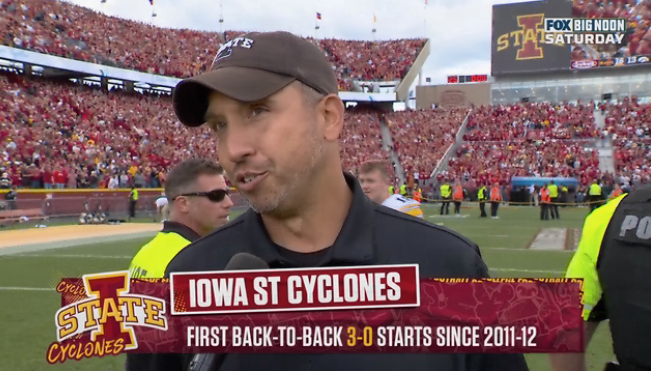 Matt Campbell has something cooking in Ames 😤

<a href="/CycloneFB/">Iowa State Football</a>