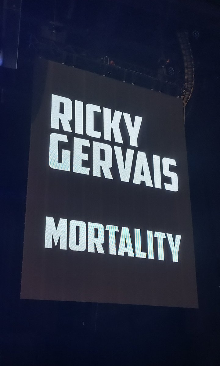 panos_101's tweet photo. Amazing show in Berlin! @rickygervais https://t.co/HDN8JRoWDg