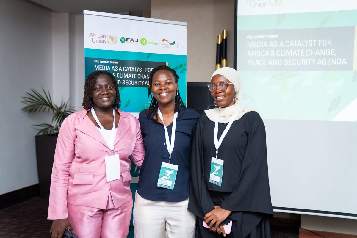 Gambia Press Union (GPU) (@gmpressunion) on Twitter photo Our President, <a href="/IsatouKeita2/">Isatou Keita</a>, is in Ethiopia for the Pre-Summit Forum of the 2nd Africa Climate Summit, joining trade union leaders, policymakers, & activists to discuss the role of the media as a catalyst for Africaโs climate, peace, & security agenda.
facebook.com/share/19RA3cKAโฆ Our President, <a href="/IsatouKeita2/">Isatou Keita</a>, is in Ethiopia for the Pre-Summit Forum of the 2nd Africa Climate Summit, joining trade union leaders, policymakers, & activists to discuss the role of the media as a catalyst for Africaโs climate, peace, & security agenda.
facebook.com/share/19RA3cKAโฆ