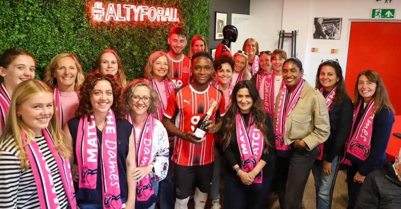 altrinchamfc's tweet photo. It was our absolute pleasure to welcome 𝐌𝐚𝐭𝐜𝐡 𝐨𝐟 𝐭𝐡𝐞 𝐃𝐚𝐦𝐞𝐬 to the @JDavidsonScrap Stadium this afternoon 🤝

@kahrelreddin was their choice for Man of the Match 👏👏👏👏👏

We'll see you again for @officialcufc 🫡

📸 @altymoore1 | #YourTownYourClub