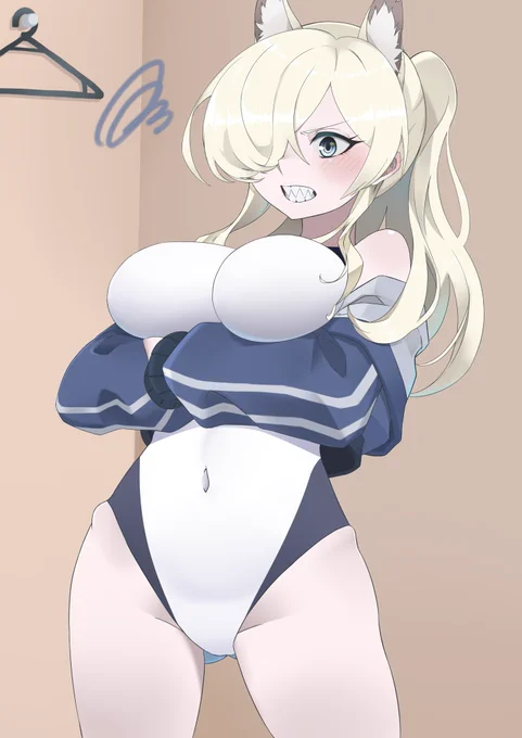 カンナお誕生日おめでと〜 試着してるカンナ