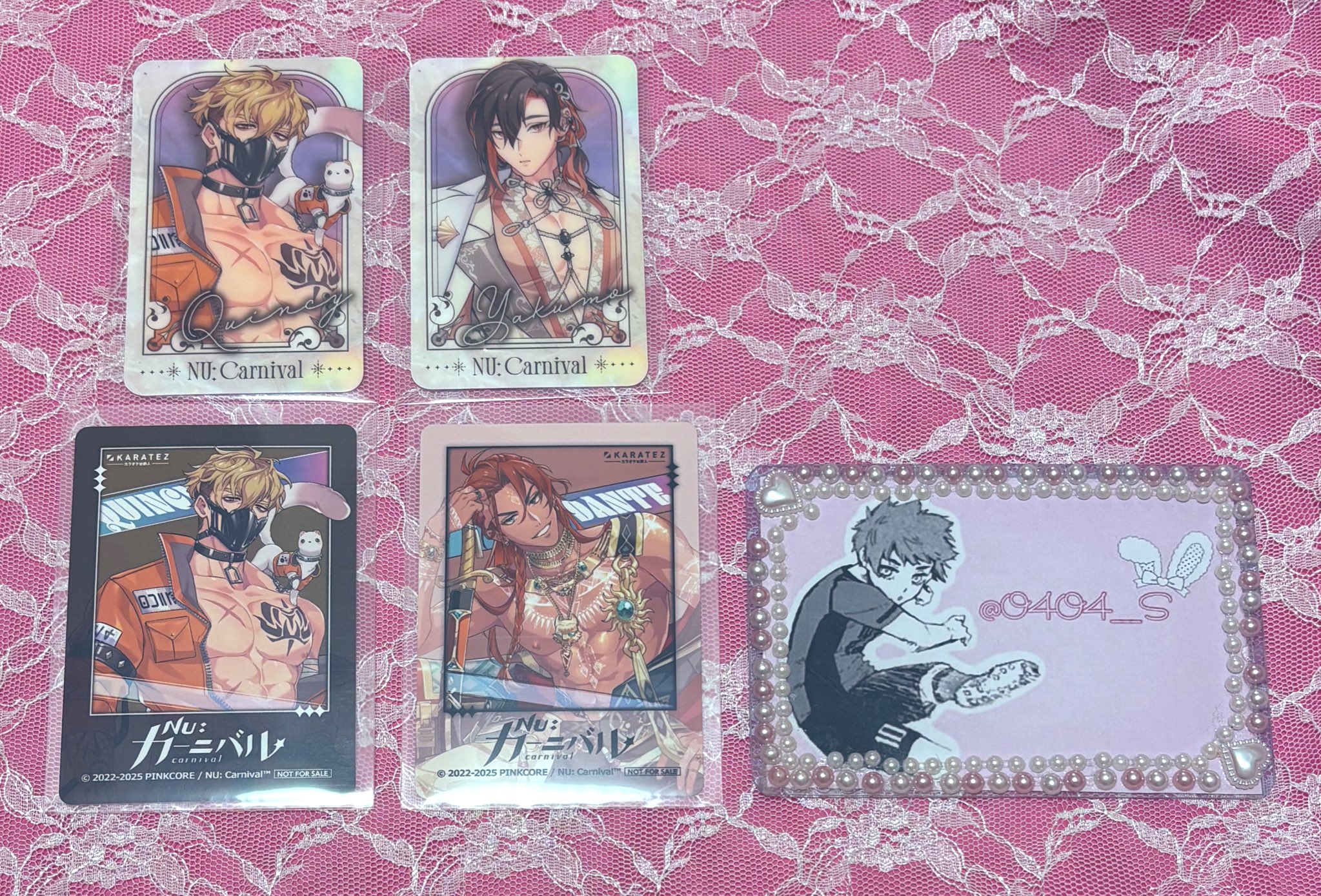 NU:カーニバル カラオケの鉄人 特典 ルームキー フォトカード2枚セット　レイ NU:カーニバル レイ ぬカニ カラ鉄 カラオケの鉄人 特典 ルーム