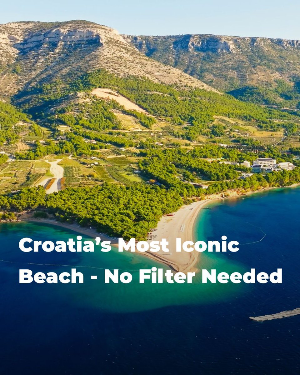 Nature wins again.
Croatia’s iconic Zlatni Rat is the kind of beach that doesn’t need filters.

#visitCroatia #ZlatniRat