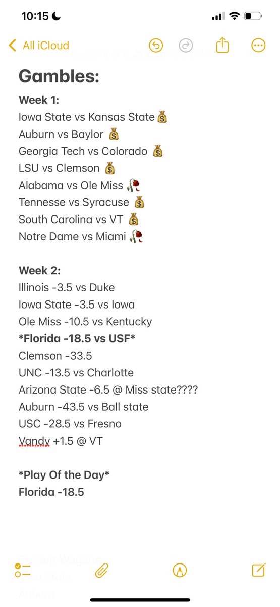 keyvaun_cobb's tweet photo. College Football plays🤝🏽

3-0 on plays of the day 👀 https://t.co/LFpEvLIHf4