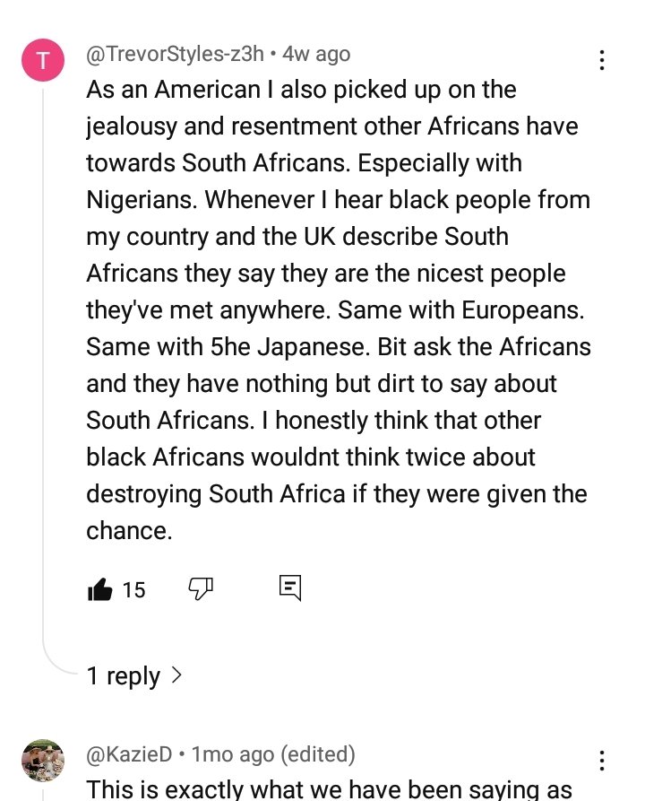 Africans hate South Africans