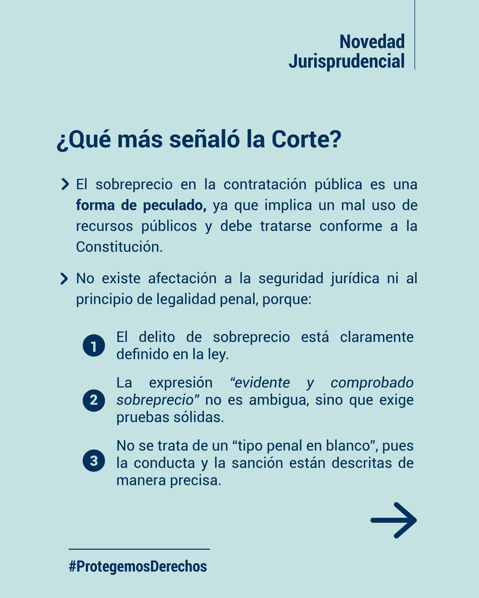 CorteConstEcu's tweet photo. #NovedadJurisprudencialCC | La Fiscalía General del Estado puede iniciar investigaciones sin depender de informes previos de la Contraloría.

👉🏽 Sentencia 129-21-IN/25:
https://t.co/zEdhTPw4x6

📲 Conoce más en el Boletín Jurisprudencial:
https://t.co/D7ALgyVVgO https://t.co/T8CJuqHnwE