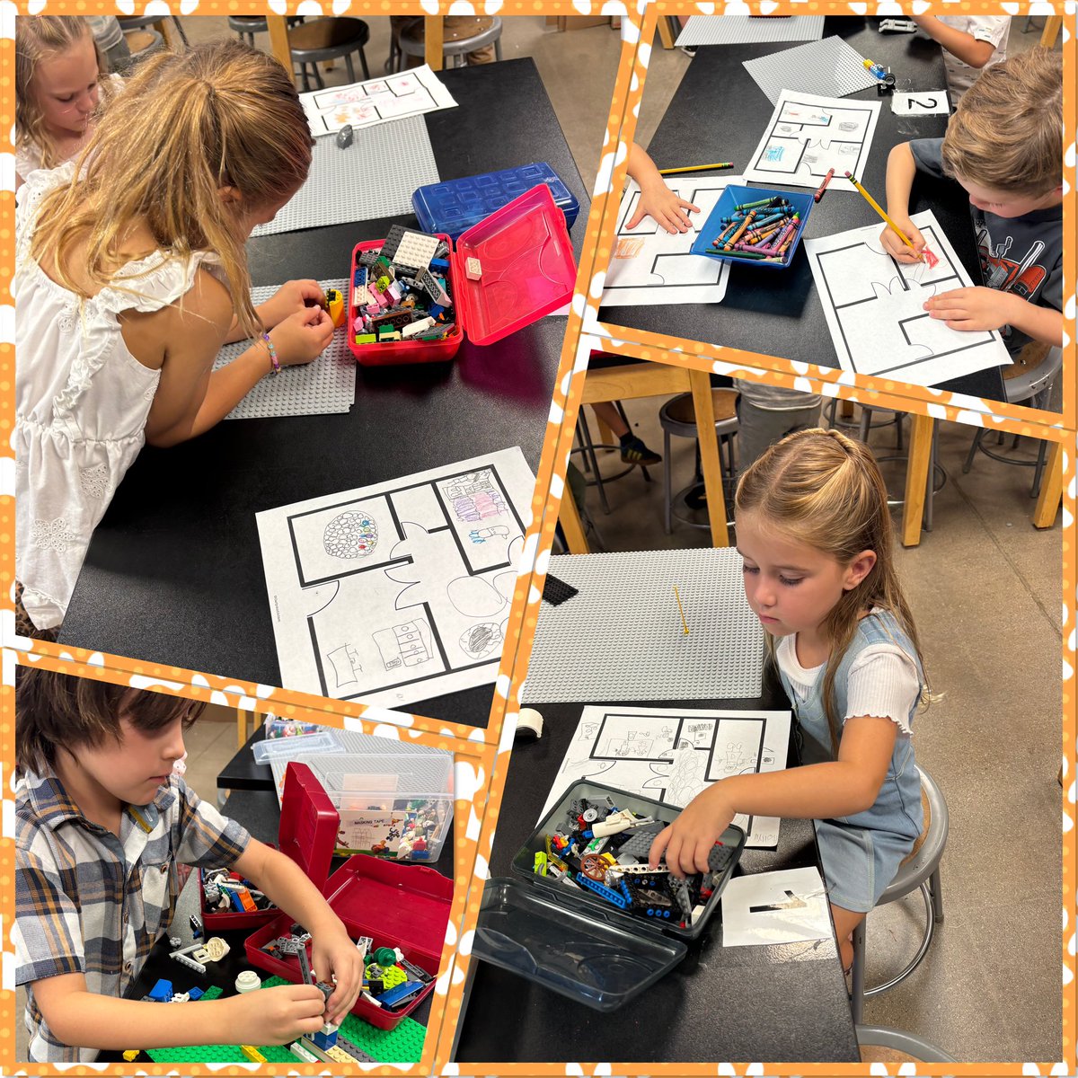 🏠First graders listened to If I Built a House by Chris Van Dusen, then drew creative blueprints and designed their own LEGO® dream homes! From puppy rooms 🐶 to art studios 🎨 to underwater hideaways 🌊—their creativity blew us away! #STEM #LegoEducation <a href="/CanyonSpringsDV/">Canyon Springs STEM Academy</a> <a href="/DVUSD/">Deer Valley Unified School District</a>