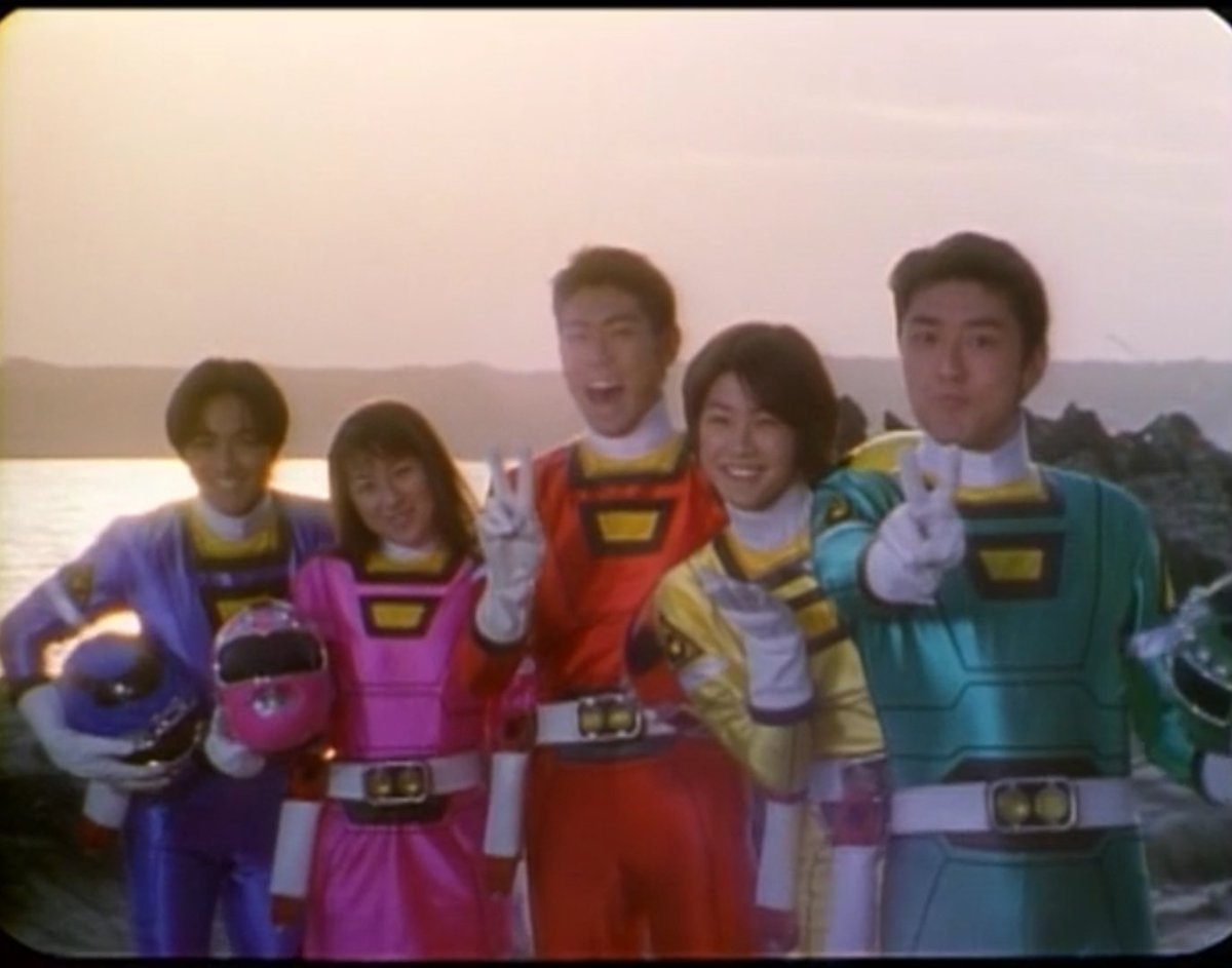 Finished Gekisou Sentai Carranger.

Greatest show ever made.