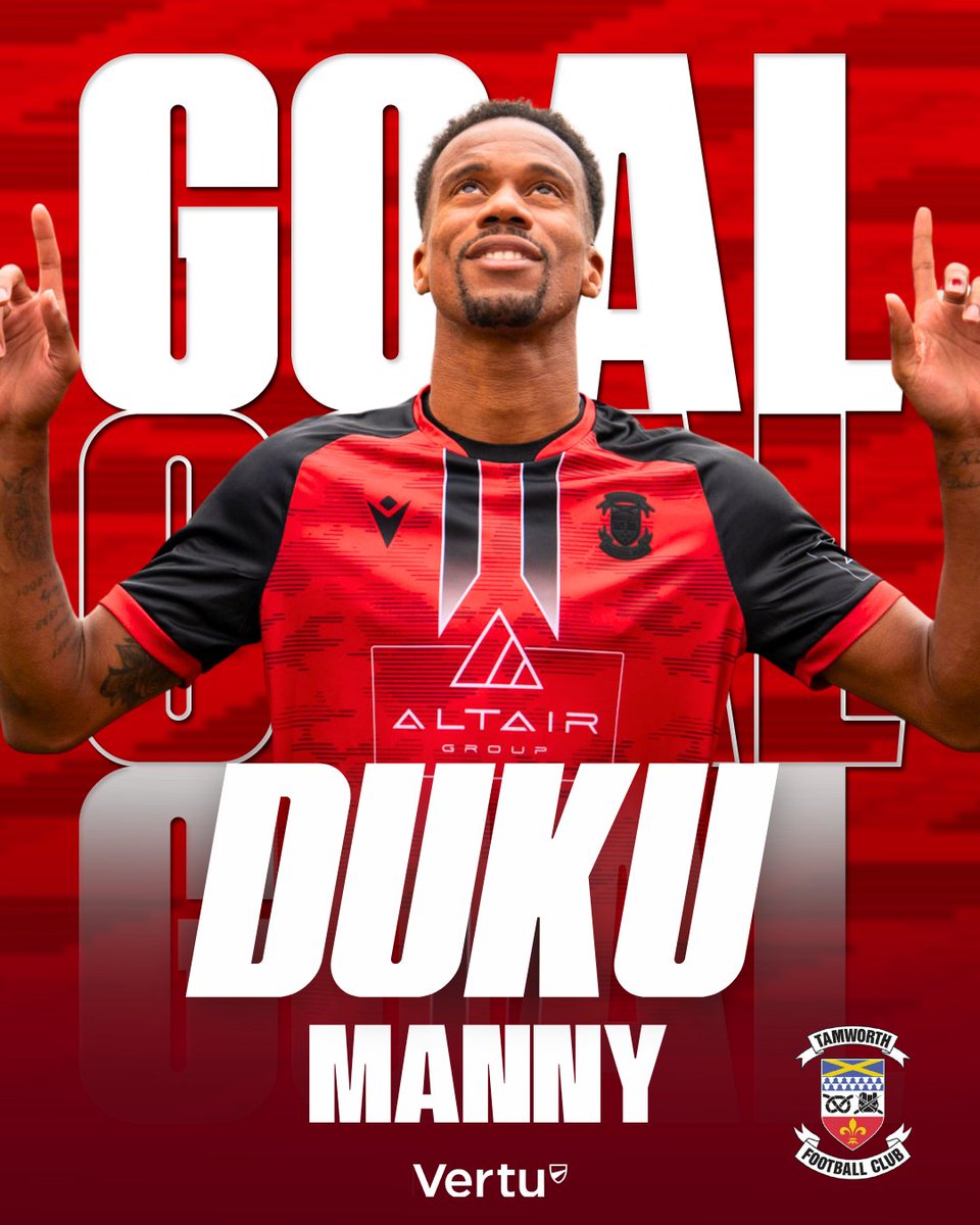 tamworthfc's tweet image. DUKUUUUUUUUUUU🔴⚫️

#vertumotornationtamworth #COYL