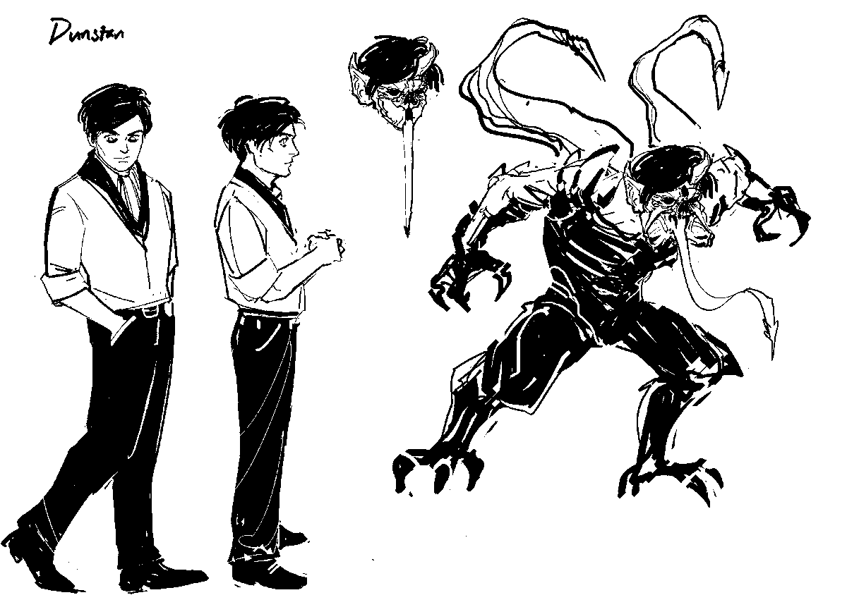 CyberneticBNN's tweet photo. Vampire OC. I'm a bit fearful in posting 'unfinished art'. I'm going to change that. There names are Dunstan Fishere (the pureblood vampire), and Jacqueline Pascal (a human vampire huntress)

#VGenCode #art #sketch #sketchart #conceptart https://t.co/0QTNSE4QCg