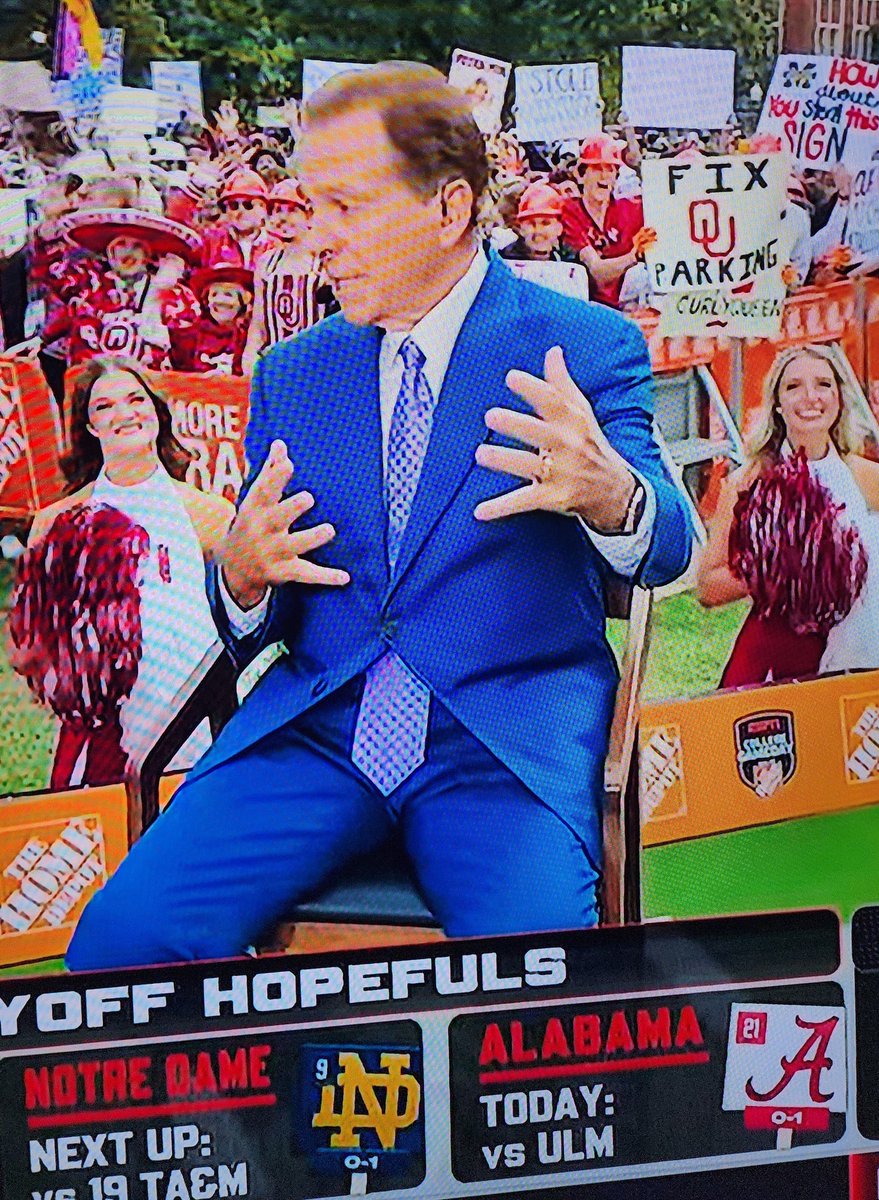 Nick Saban hasn't lost faith in Notre Dame. 

Here he is on CJ Carr:

"When I watched them in the spring the best thing he did was throw down the field. When he starts doing that and they show some of that explosivness down the field Notre Dame is going to be a really good team."