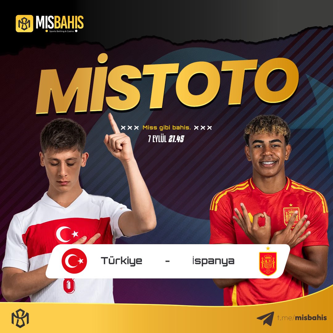 🔥 300 TL ÖDÜLLÜ MİS TOTO 🔥

TÜRKİYE 🆚 İSPANYA

⚽️ Toplam korner 8.5 ÜST / ALT
⚽️ Toplam gol kaç olur?
🟨 İlk yarıda kaç sarı kart çıkar? (0/1/2+)

✅ 3 soruya doğru cevap = 300 TL ödül!
⚠️ Sitemizde işlemi olmayan / Son işlemi “Etkinlik-Deneme” olan üyeler ödül alamaz.
💰