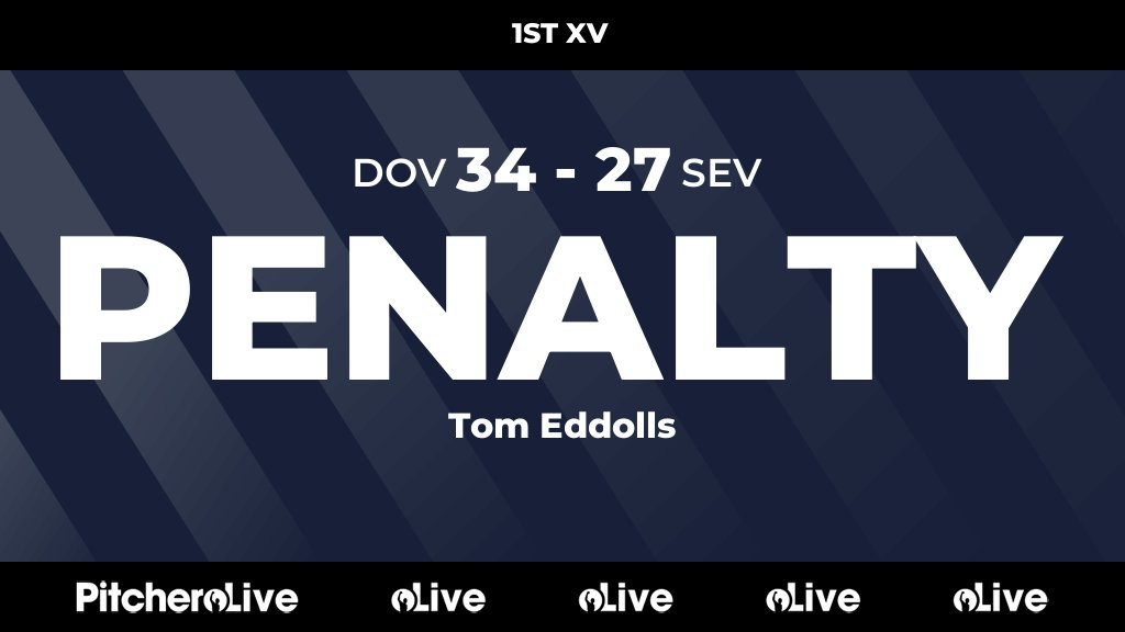 75': Tom Eddolls kicks a penalty for Dover 🙌
#DOVSEV #Pitchero
doversharksrugby.com/teams/15521/ma…