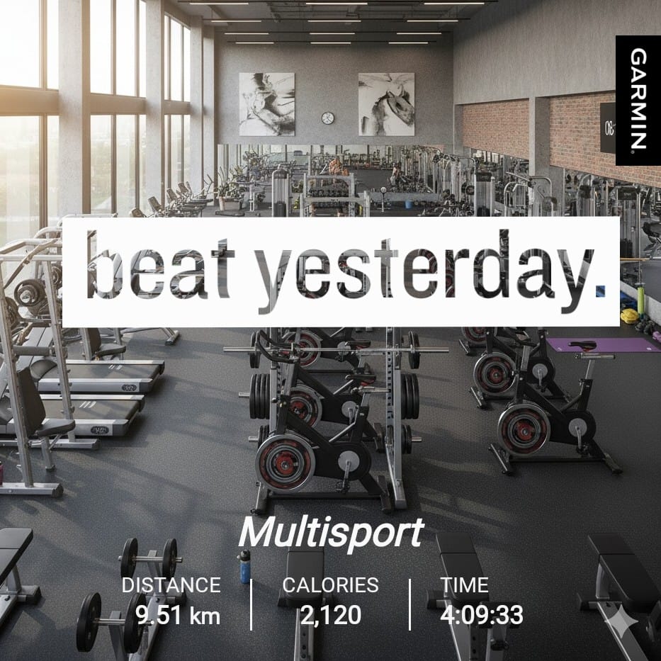 PierDeRog's tweet photo. Crushed a long #indoor multi-#workout today! #Spinning, incline #walking, and #elliptical kept things fresh and challenging. Felt strong and focused. Great way to build #endurance indoors. 💪 #IndoorTraining #CrossTrain #WatchForward https://t.co/6G4v3spNOG