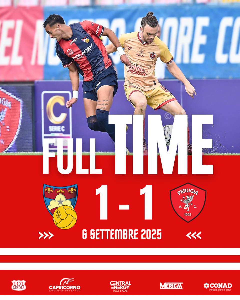 ACPerugiaCalcio's tweet photo. Paritร โ๏ธ
#GubbioPerugia
#vamosgrifo @seriecofficial #GUBPER https://t.co/ah14hcc1O8