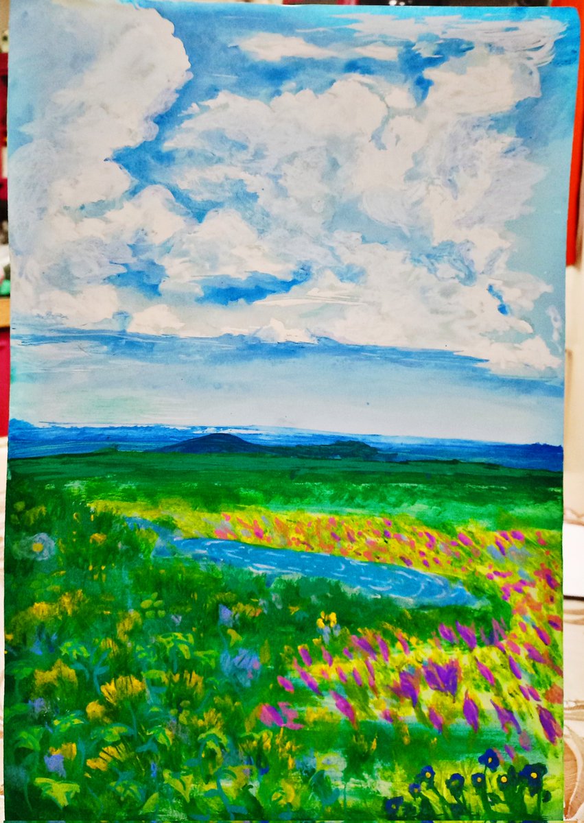 koopagoopa's tweet photo. I painted some skies today, im having fun with the clouds but i realized that im pretty bad at doing some terrains, ill have to work on that since i want to paint terrains inspired by made in abyss one day...
Also none if my sketches have backgrounds on them https://t.co/8wyTFy3zMy