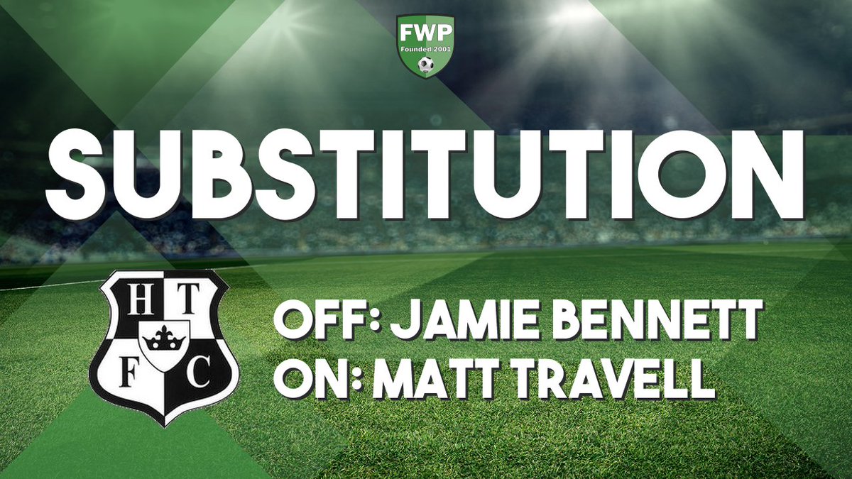 SUB: Matt Travell replaced Jamie Bennett (60') fwp.co/YK3kqa