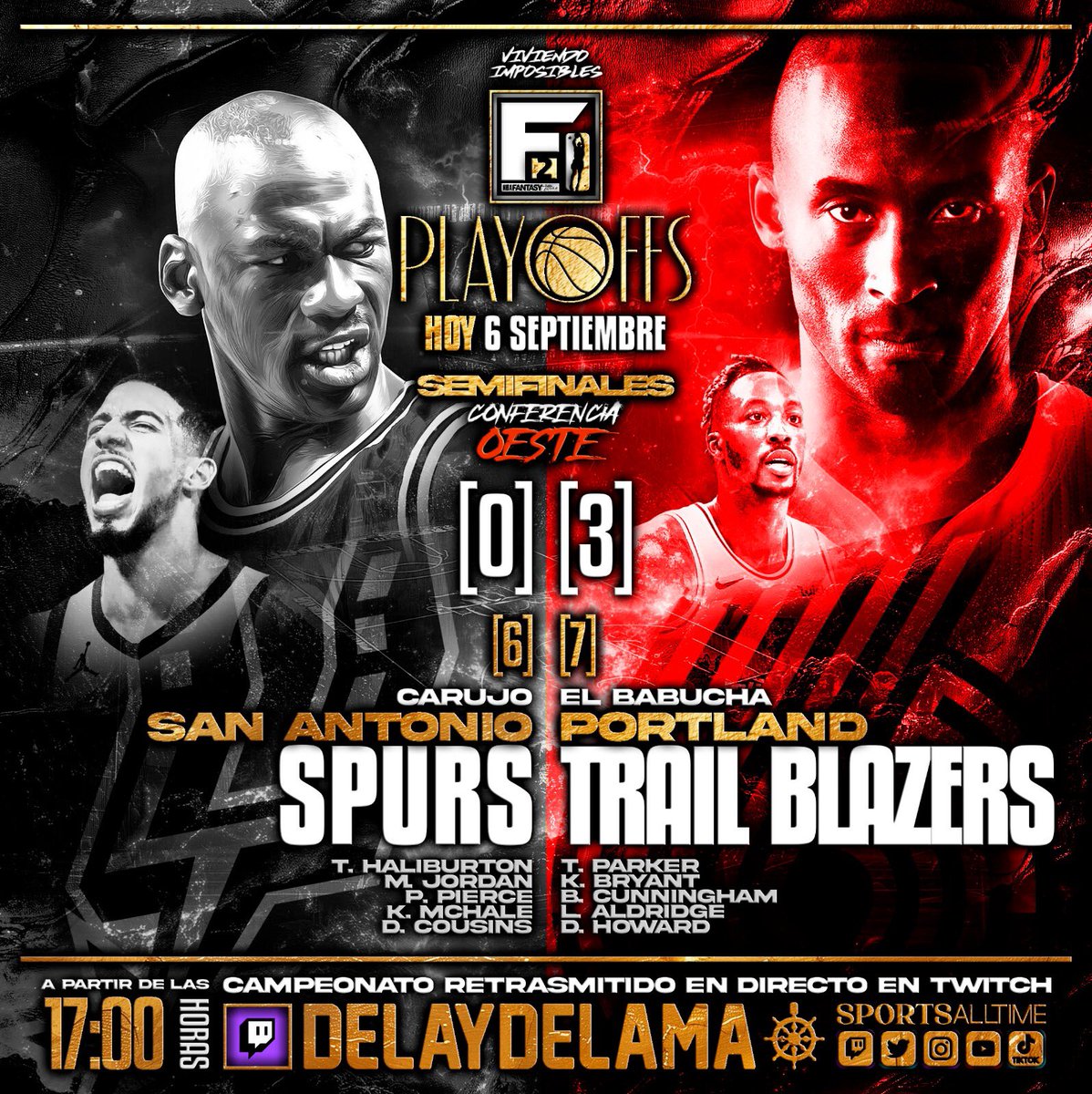 m.twitch.tv/delaydelama

Estamos EN DIRECTO!!

Otro duelo entra Kobe y Jordan con MJ en el alambre!!

CoMeOn!!

🙌😌🏀🌟
