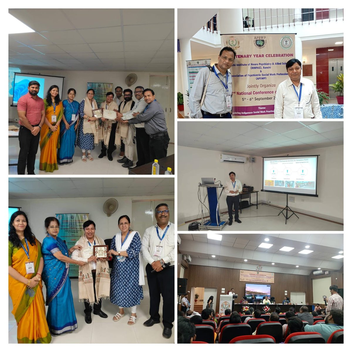 withkamlesh's tweet photo. I was glad to be a speaker at the symposium “Bridging the Abyss: Psychiatric Social Work at the Nexus of Homelessness and Mental Illness in India – From Street to Reintegration”, held during the RINPAS-APSWP Conference on 5–6 September 2025 at RINPAS, Ranchi. https://t.co/IX0hSgreKY