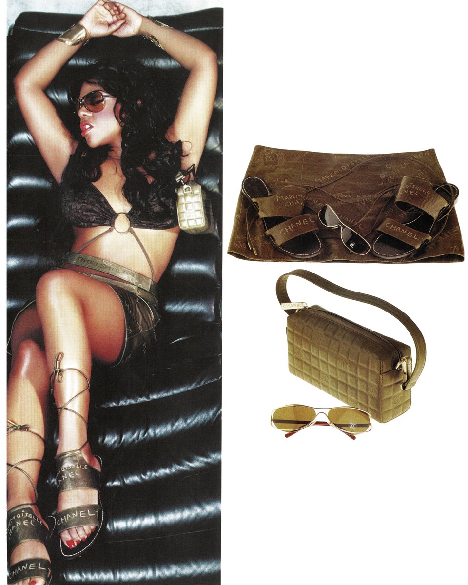 Rap Icon Lil’ Kim wearing Chanel SS03
Photographed by Roger Erickson