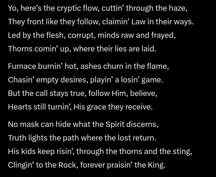 Flow with this. Say it out loud. C'mon....
hashtagJesusSaves.