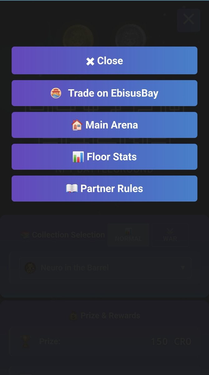 Hey #CROFAM I pushed another small update of the aryzenarena.xyz 🙋‍♂️😎
Improved technology on more flexible dates, fast connections.
Tech for partners will soon become important ✅️
Do you want to speed up the MINT of your collection? Organize on ARYZEN 🔥 

<a href="/EbisusBay/">Ebisu's Bay | GameFi - NFT Market - DEX</a>