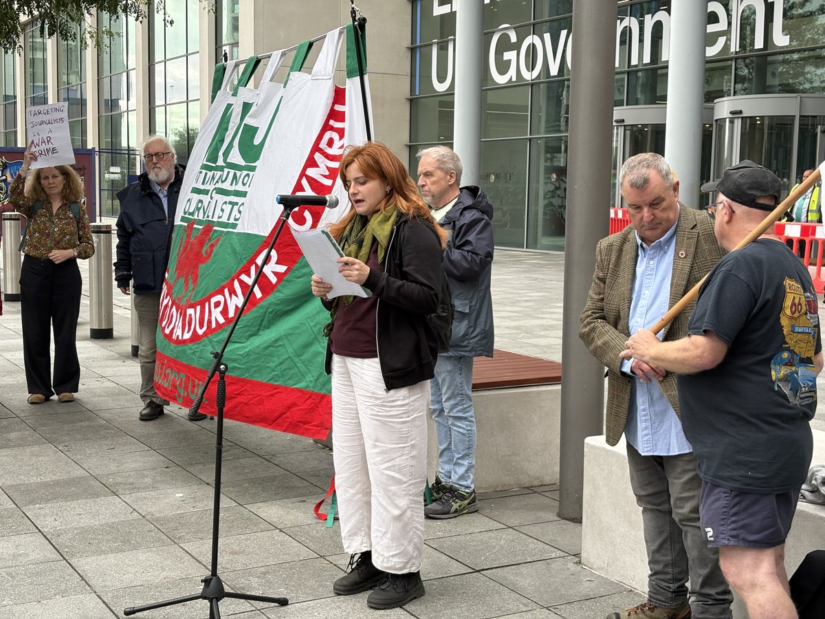 CymruSTW's tweet photo. StW Cymru committee members David Nicholson and Libby Nolan were among the speakers. https://t.co/glnPyhKkSs