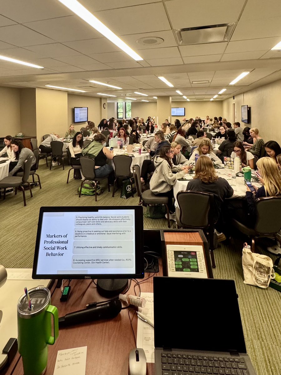 Yesterday, we welcomed our LARGEST upper level cohort in the history of our BASW program. 

#MSUSocialWork | #MSUSocialScience