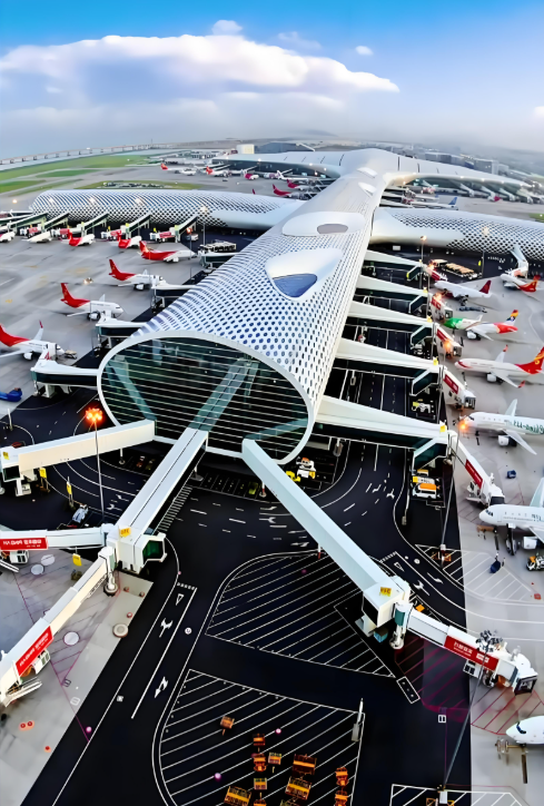 ChanJoe18's tweet image. Shenzhen Bao'an International Airport in Guangdong Province handled over 11.2 million passenger trips and more than 76,000 flight movements during this year's 62-day summer travel rush that ended on August 31, both setting new record highs.