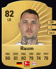 HoaxFUT's tweet photo. David Raum ⚔️

A solid fullback option, that gives you what you need
Nothing extraordinary, but does the job https://t.co/TkfEUP4JvX