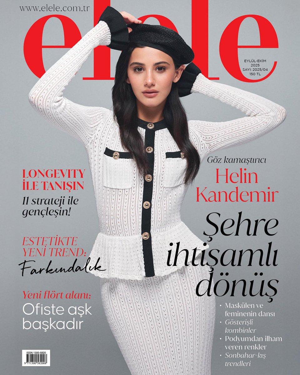 O, sadece genç yaşında elde ettiği başarılarla değil, aynı zamanda tavrı, yeteneği ve samimiyetiyle şüpheye yer bırakmayan bir isim. #HelinKandemir

#EleleDergisi Eylül-Ekim 2025 sayımız çıktı!

👉Link: dergiburda.com/product/detail…

<a href="/_helinkandemirr/">Helin Kandemir</a>