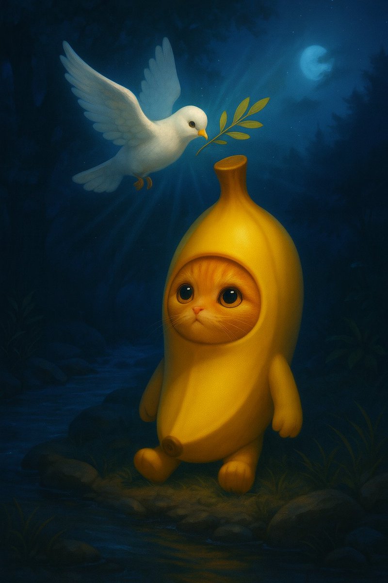 banmao_X's tweet photo. $BANMAO Chap2.1
Call from Nature

At night, as Banmao lay resting by the stream, he dreamed of a white dove landing with an olive branch in its mouth. A voice rang out on the wind:

> “You are the chosen one. Go to the high ground where the sun shines, and there you will make a mark for the animals after the flood.”

Banmao awoke, his heart shining, knowing that he had accepted his mission.

----
👉 This is not just a meme token, it’s the new symbol on XLayer – faith, creativity, and the power of community.

Let’s:
✅ Buy to secure an early position
✅ Hold to build lasting value
✅ Spread so the world knows BANMAO

A strong community will make $BANMAO a legend like $PEPE on ETH – but this time on XLayer!

📌 Don’t stay on the sidelines, be part of history.
🐱🍌 BANMAO is rising!

CA:
0x16d91d1615fc55b76d5f92365bd60c069b46ef78

#banmao #xlayer #okx #meme