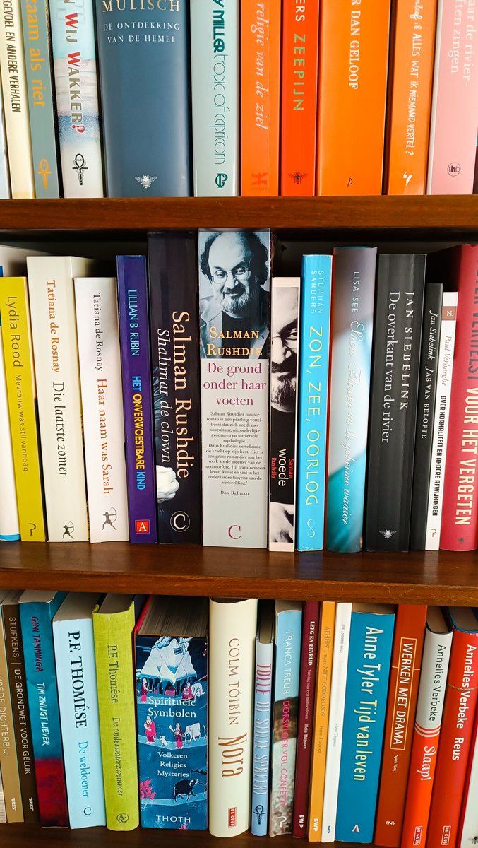 Mijn moeder heeft verboden literatuur in haar boekenkast staan. Salman Rushdie, foei foei..

Zonder dollen, ik heb net samen naar een NTR uitzending gekeken. Erg boeiend en het is zo belangrijk dat je als mens en samenleving het vermogen tot compassie tot anderen niet verliest.♥️