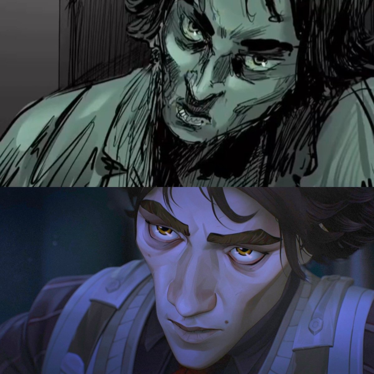 Arcane Viktor Staring at the Hexcore Storyboard to Final Scene by Ninoc Studio ✨️