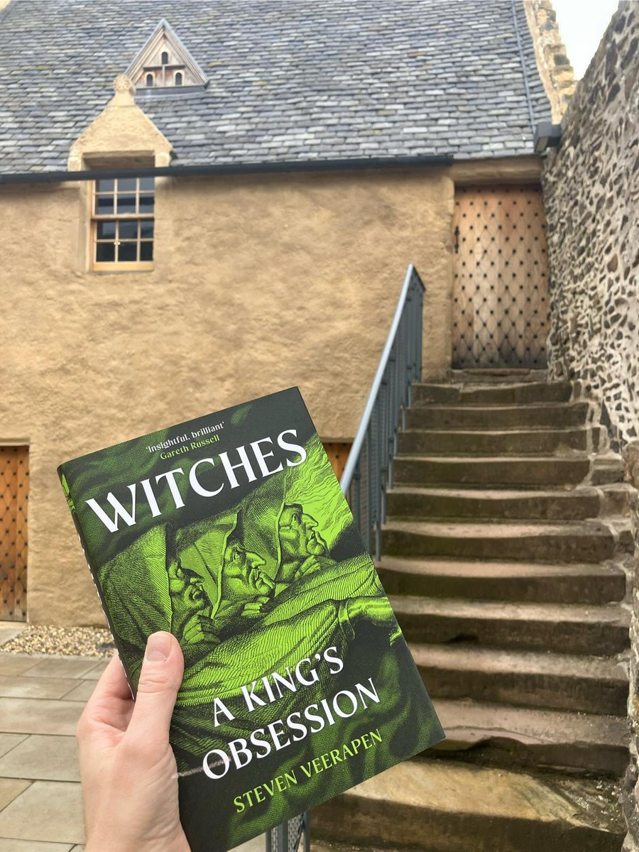 ProvanHall's tweet image. Just a week until historian @stevenveerapen joins us to talk about his new book (out now via @BirlinnBooks) on James VI &amp;amp; I and witches. This special event in one of Glasgow&apos;s oldest buildings on 13 September includes a talk, book signing and tea/coffee. eventbrite.com/e/steven-veera…