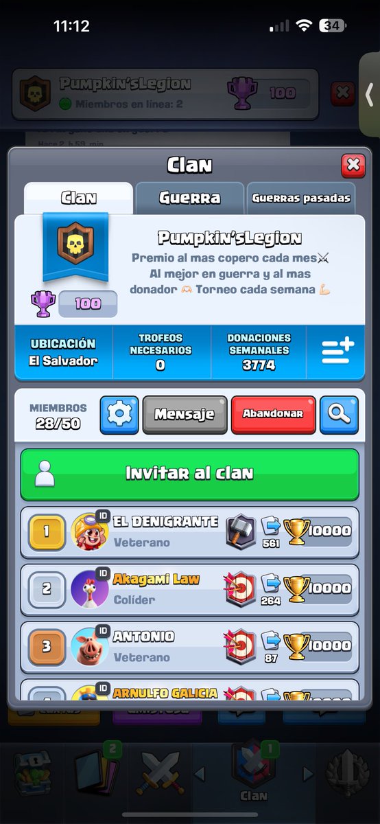 Si alguien busca clan activo 🫶🏻