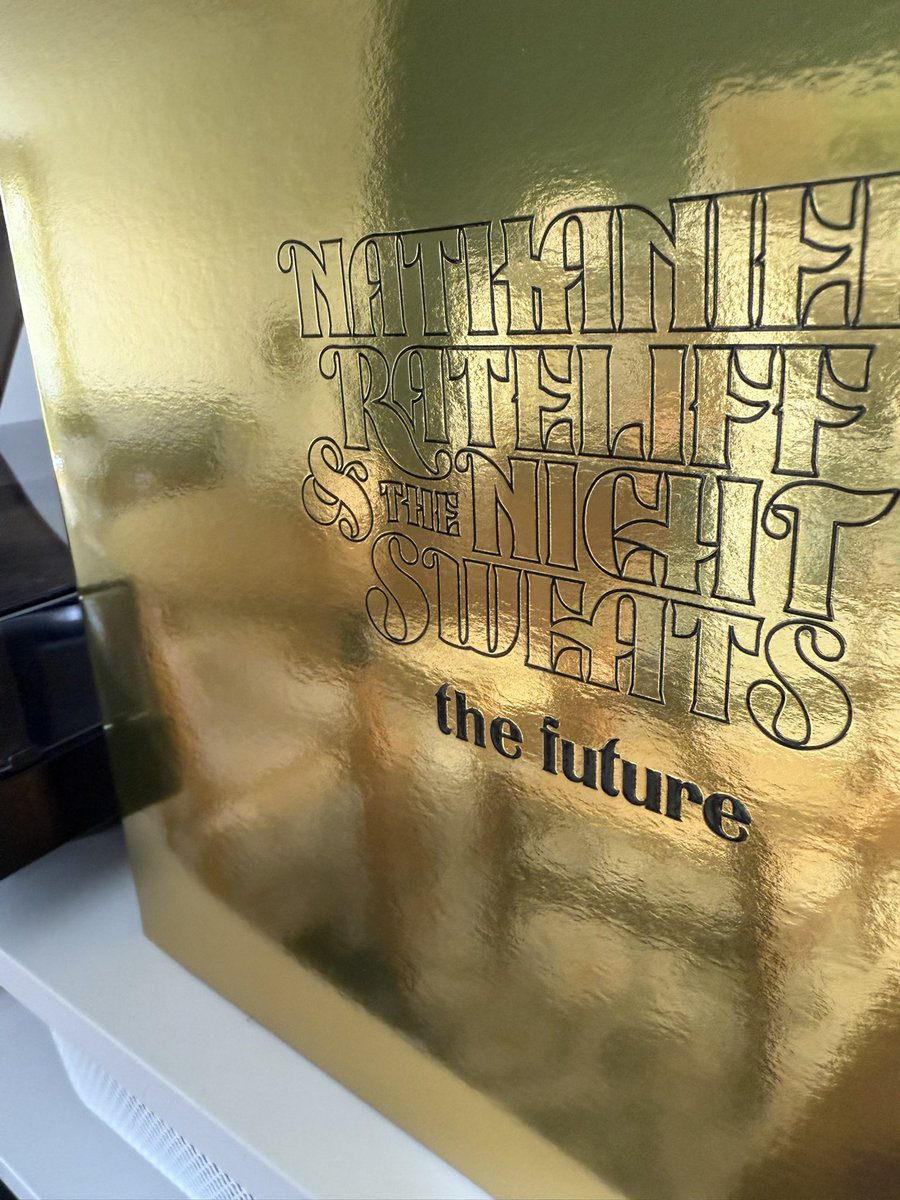 A wee bit of Saturday afternoon vinyl.  What a band <a href="/NRateliff/">Nathaniel Rateliff</a>