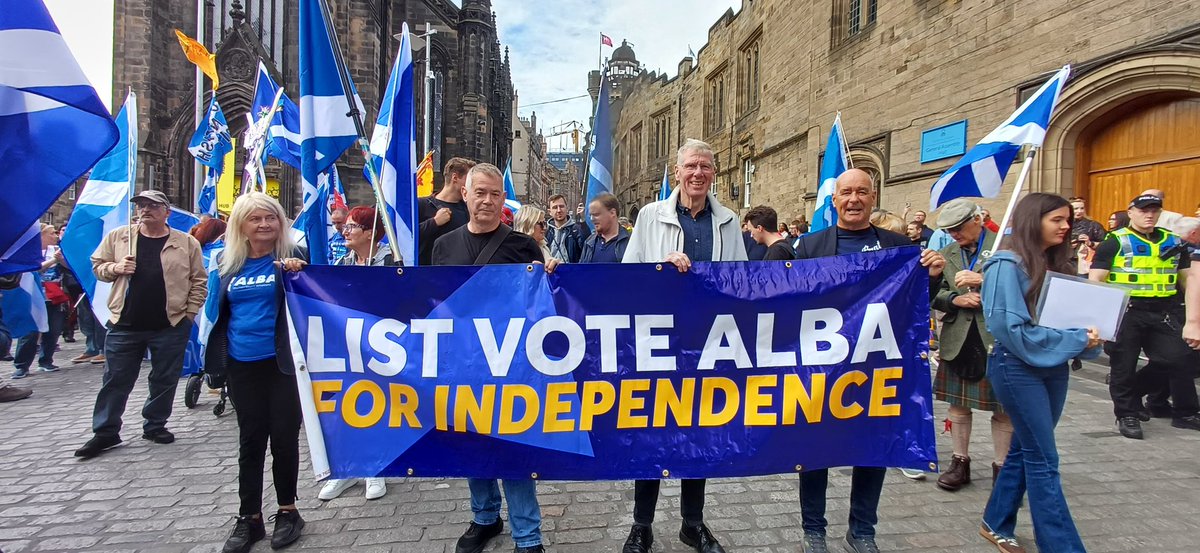 AlbaParty's tweet photo. All Under One Banner - Edinburgh 🏴󠁧󠁢󠁳󠁣󠁴󠁿

#ListVoteALBA https://t.co/I8FtzXkVzL