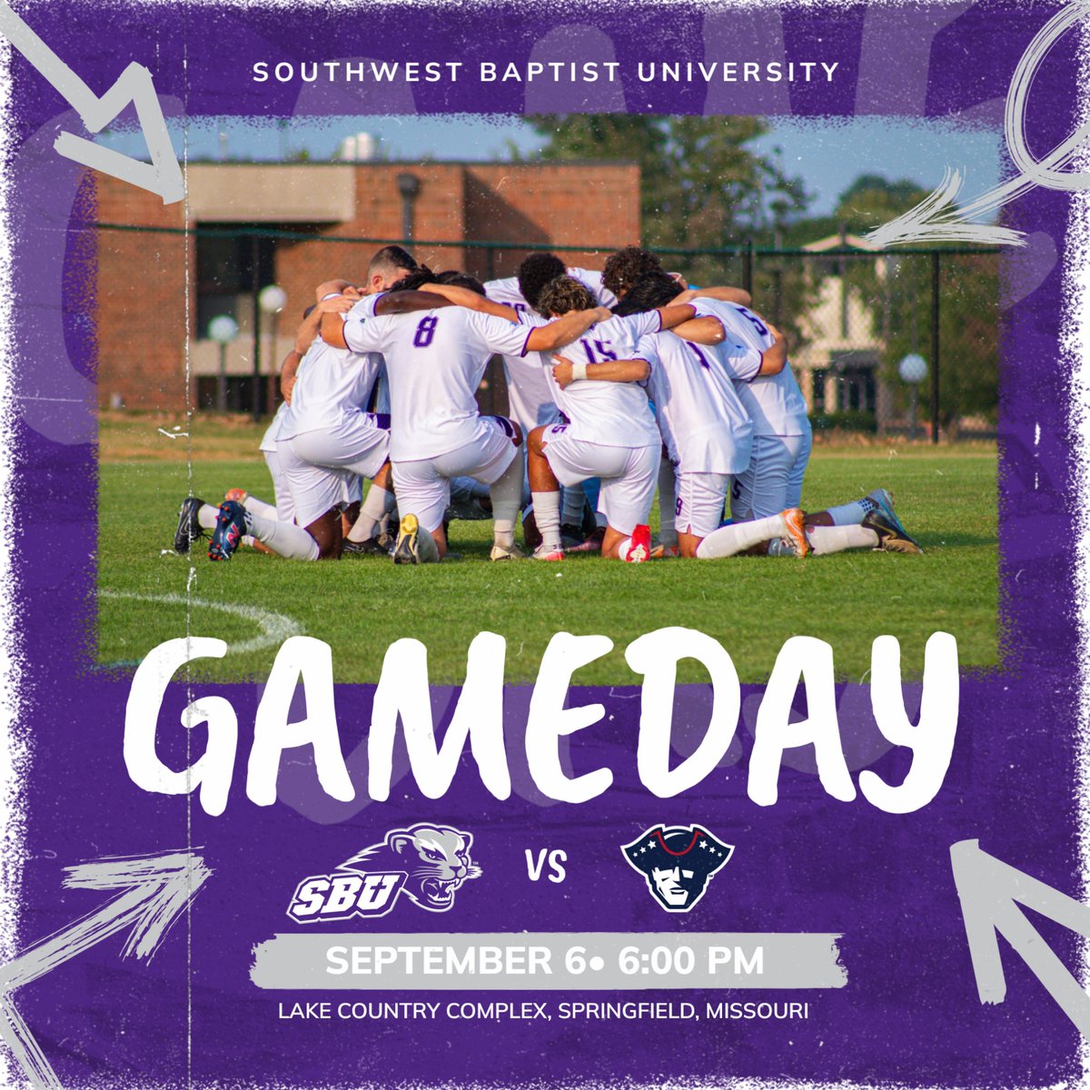 We return to action this evening for a quick trip to Springfield, MO.

Kickoff is 6:00 PM.

Go Bearcats!

<a href="/sbubearcats/">SBU Bearcat Athletics</a>