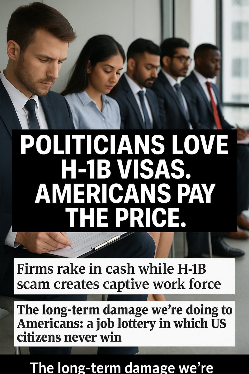 Foreign Visas, American Decay How Imported Fraud and Institutional Cowardice Are Killing U.S. Integrity
Post #6: Ghost Resumes and the Disappearing American Career

Bookmark this post. Citations and links below.

You didn’t just get passed over. You got erased.

Today, the