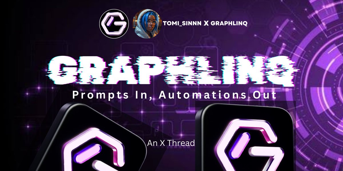 Tomi_sinnn's tweet image. i’ve always loved the idea of automation in web3, but it felt too far away.
something reserved for developers.
then i found GraphAI by @graphlinq_proto
for the first time, it felt like the blockchain was finally speaking my language.
#GraphAI #DefAI #GraphLinqChain $GLQ