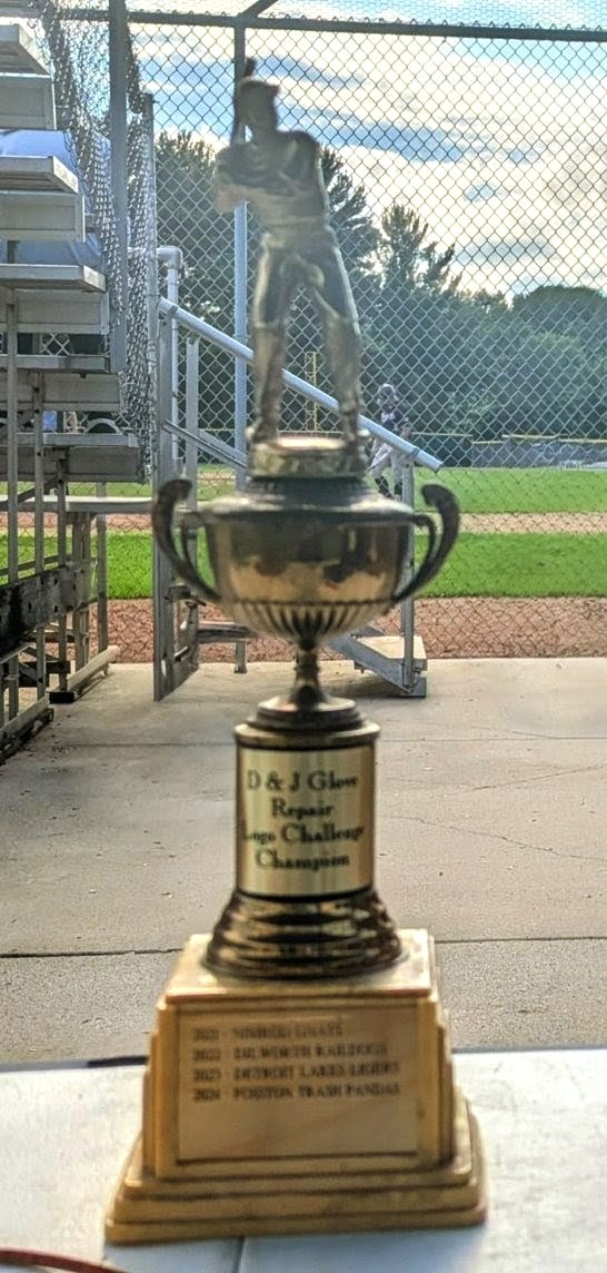 DJGloveRepair's tweet image. Congratulations to @kernelsball your 2025 D&amp;amp;J Logo Challenge Champions! After many years of advancing far in the tournament they knock off last year's champs @FosTrashpandas to win it all. I'll get the traveling trophy engraved and will contact the team for pickup. @MinnBaseball