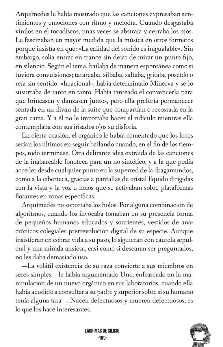 #LágrimasDeSilicio nace en 2022 y se convierte —gracias a los Lectores, el verdadero premio— en obra Finalista a un #Ignotus en 2023, a Mejor #Antología. En ella se recogen relatos que ahondan en el “alma” de los robots. Comparto el inicio de la historia que le da nombre… ☺️