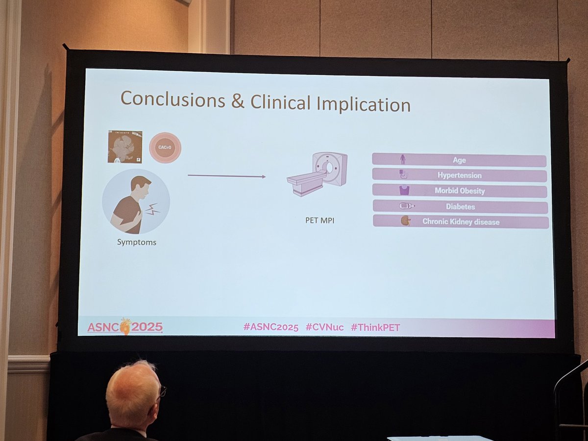 estelais's tweet image. S 205. Barry L. Zaret young Investigator award 🏆 #ASNC2025 #CVNuc  @MyASNC
4. Dr. Maria Alwan @almallahmo @MethodistHosp
🌟Does all of the patient with 0 CACS have the same prognosis?  
👉No. Adding MFR  there's is an incremental prognosis value in symptomatic pts with 0 CACS 🔥