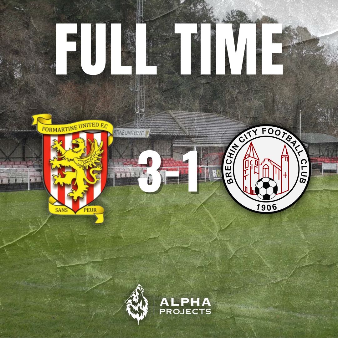 FULL TIME | Formartine United 3-1 Brechin City

Despite going ahead early on against 10-man Formartine, City succumb to defeat at North Lodge Park.