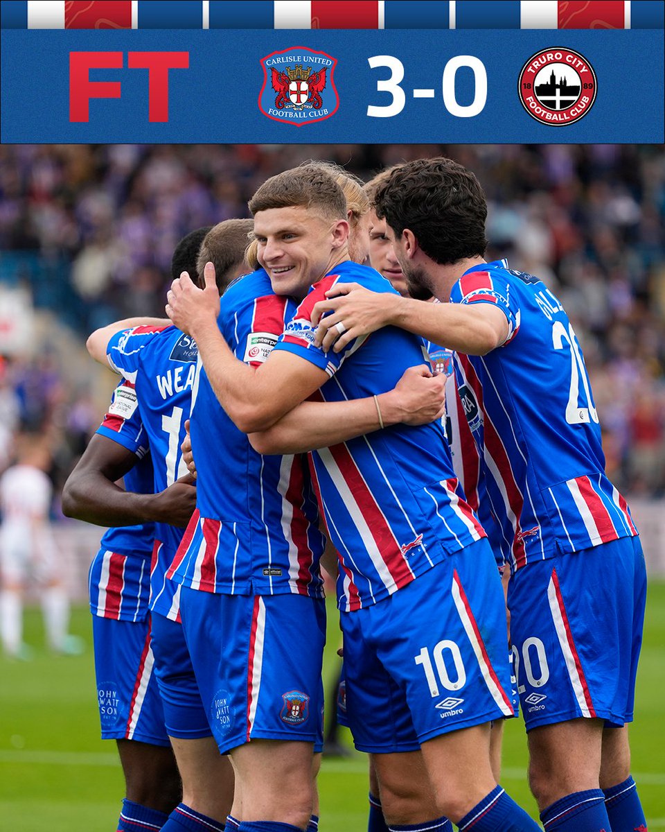 Carlisle United FC (@officialcufc) on Twitter photo Another three points on the board. โ
๐ฅ Another three points on the board. โ
๐ฅ