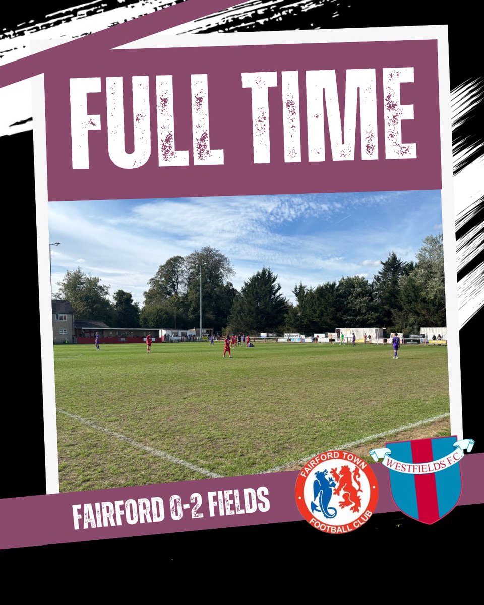 FULL TIME | Fairford Town 0-2 Westfields FC. 

A fantastic performance on the road with goals from Harrison Iddles and Aidan Clark securing all three points. Get in! 

#FieldsTogether 🟣🔵
